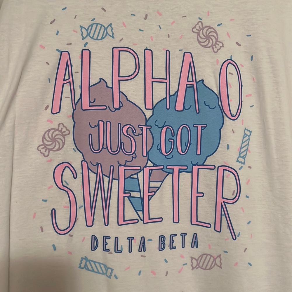 AOII bid day tee